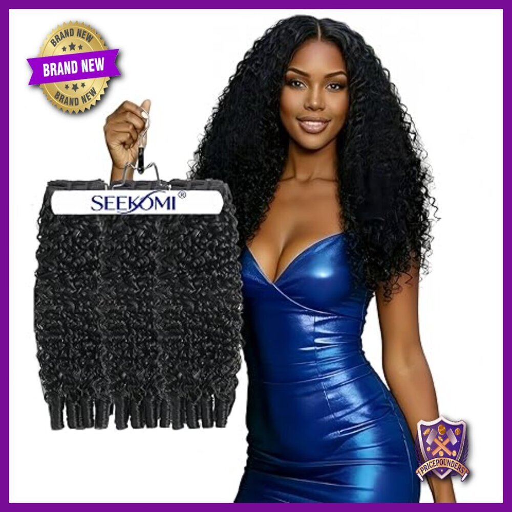 Virgin Remy Human Hair Extensions 20-24 Inch Curly Bundles 300g
